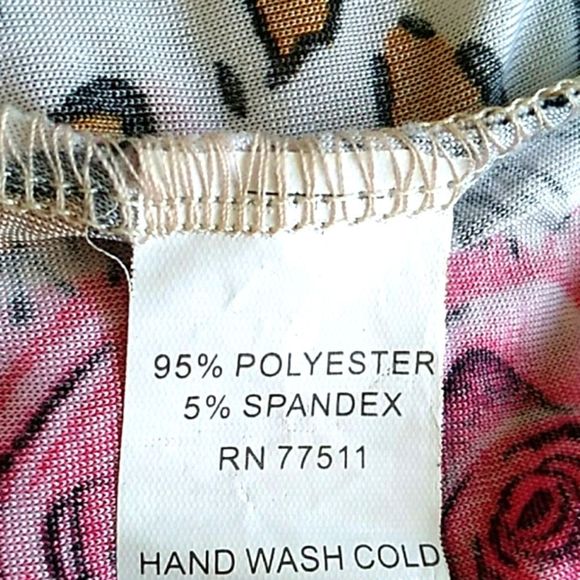 Sun Style Pink Floral Dress. Size S/M - Picture 9 of 9